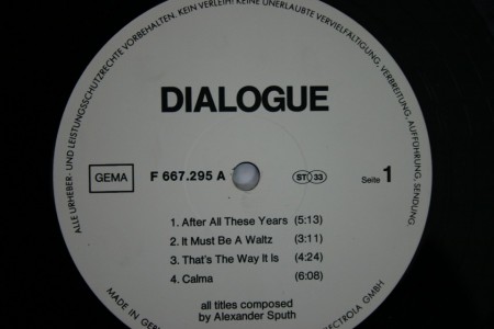 Alexander Sputh &amp; Paul S. Haltod ‎– албум Dialogue - Img 2