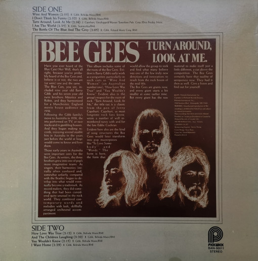 Bee Gees – албум Turn Around, Look At Me - Img 3