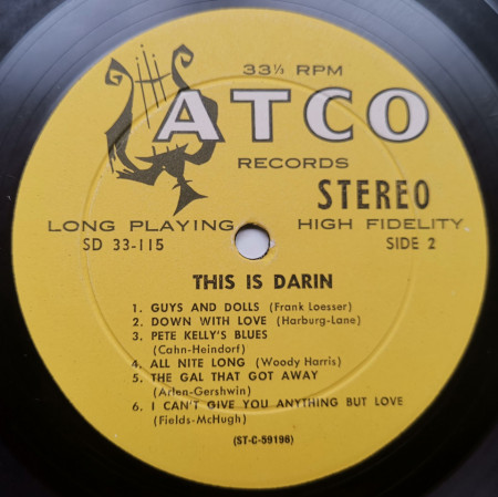 Bobby Darin – албум This Is Darin