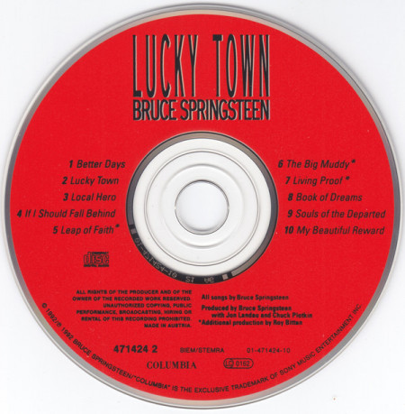 Bruce Springsteen ‎– албум Lucky Town (CD) - Img 3