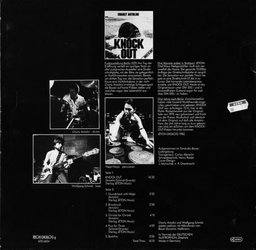 Charly Antolini – албум Knock Out - Img 2