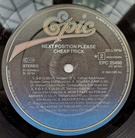 Cheap Trick – албум Next Position Please - Img 3