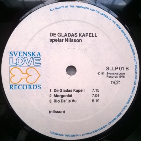 De Gladas Kapell – албум Spelar Nilsson - Img 3