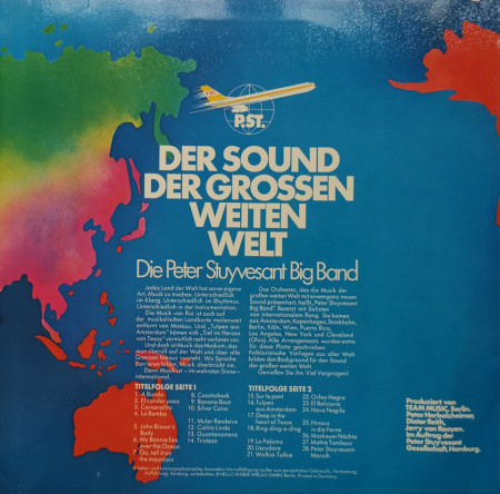 Die Peter Stuyvesant Big Band – албум Der Sound Der Grossen Weiten Welt - Img 2