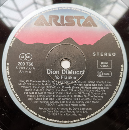 Dion – албум Yo Frankie - Img 3