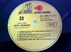 Fats Domino ‎– албум Fats Is Back - Img 4