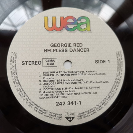 Georgie Red – албум Helpless Dancer - Img 3