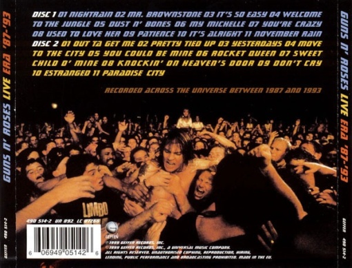 Guns N' Roses – албум Live Era '87-'93 (2xCD) - Img 2