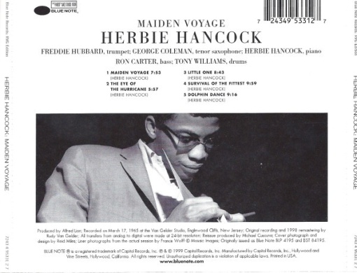 Herbie Hancock – албум Maiden Voyage (CD) - Img 2