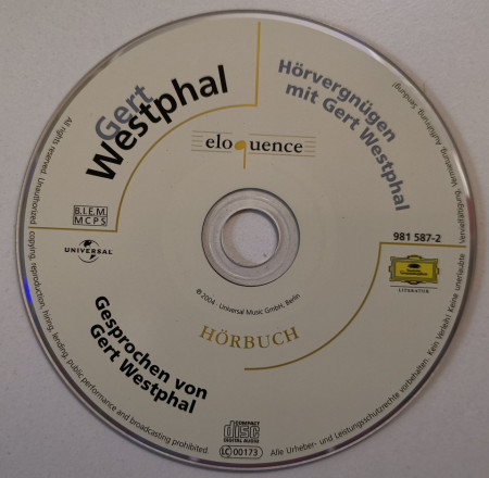 Hörvergnügen Mit Gert Westphal - албум Hörvergnügen Mit Gert Westphal (CD) - Img 2