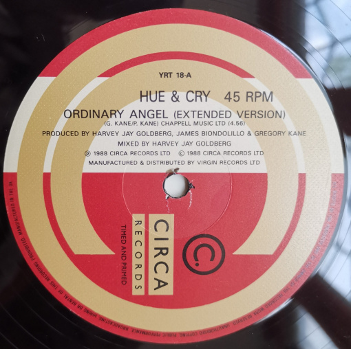Hue And Cry – сингъл Ordinary Angel - Img 3