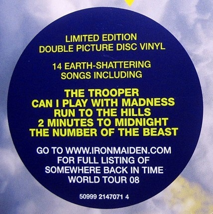 Iron Maiden – албум Somewhere Back In Time (The Best Of: 1980-1989) (CD) - Img 2