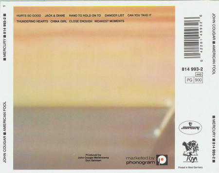 John Cougar – албум American Fool (CD) - Img 2