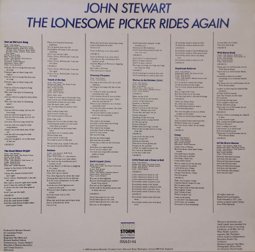 John Stewart – албум The Lonesome Picker Rides Again - Img 3