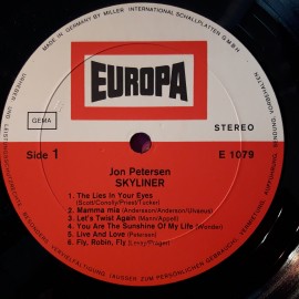 Jon Petersen ‎– албум Skyliner - Img 4