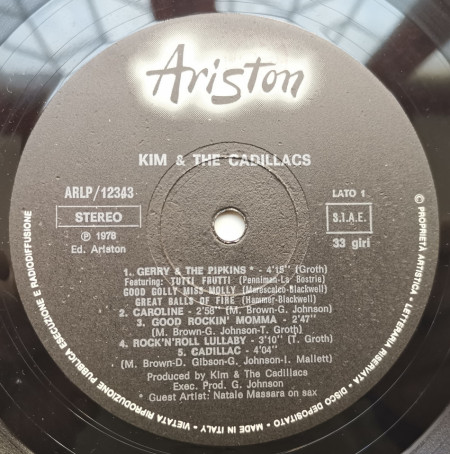 Kim &amp; The Cadillacs – албум Kim &amp; The Cadillacs - Img 3
