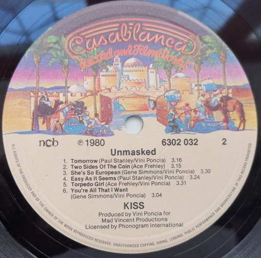 Kiss – албум Unmasked - Img 3