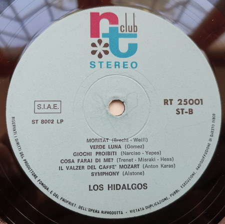 Los Hidalgos – албум Musica Di Sogno - Img 3
