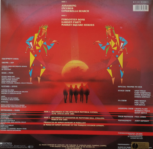 Marillion – албум Real To Reel - Img 2