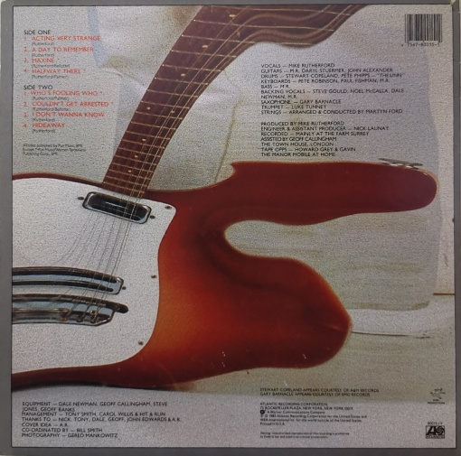 Mike Rutherford – албум Acting Very Strange - Img 2