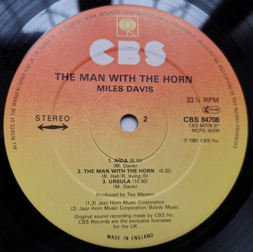 Miles Davis – албум The Man With The Horn - Img 3