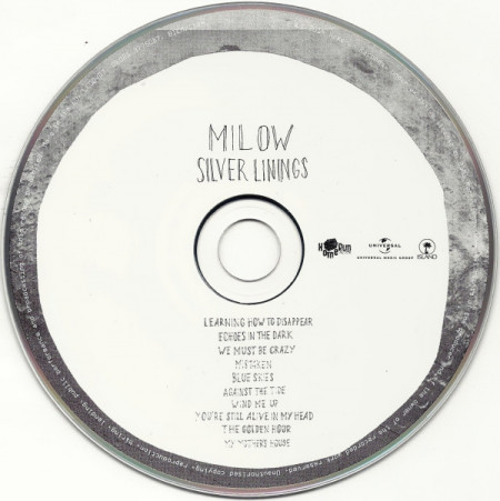 Milow ‎– албум Silver Linings (CD) - Img 3