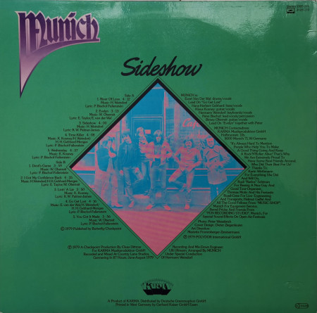 Munich ‎– албум Sideshow - Img 2