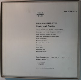 Peter Schreier, Walter Olbertz - албум Die Lieder Beethovens - Img 3
