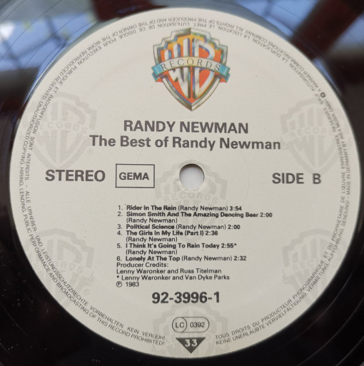 Randy Newman – албум The Best Of - Img 3