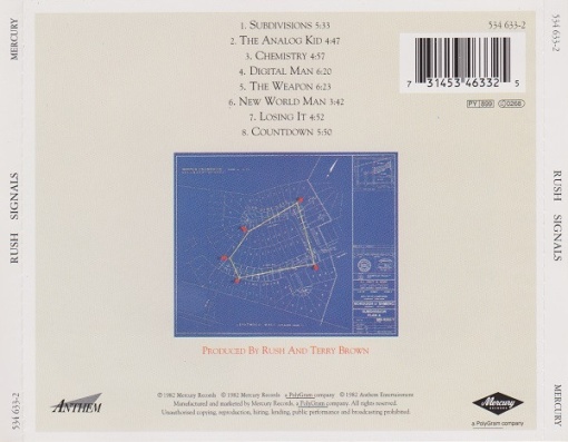 Rush – албум Signals (CD) - Img 2