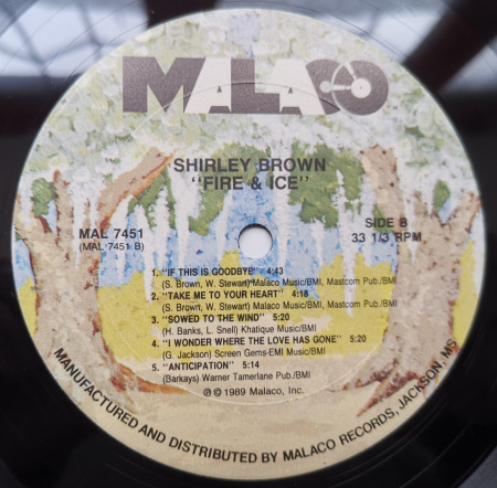 Shirley Brown – албум Fire &amp; Ice - Img 3