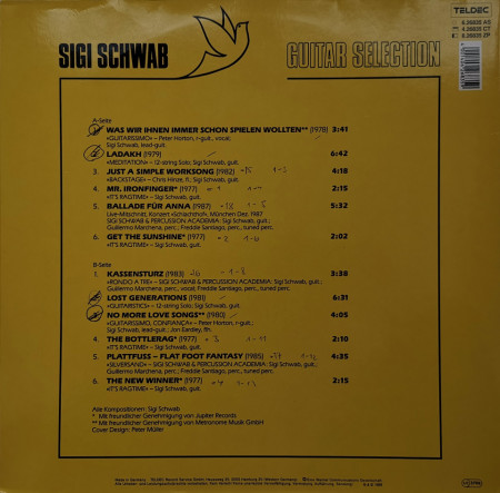 Sigi Schwab – албум Guitar Selection - Img 2