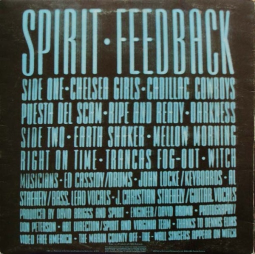 Spirit – албум Feedback - Img 2