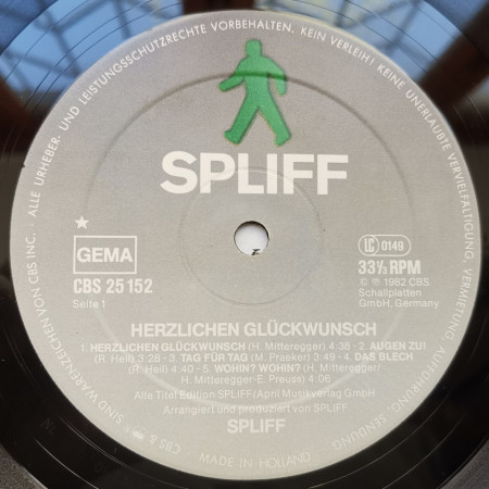Spliff – албум Herzlichen Glückwunsch! - Img 3