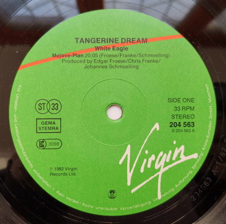 Tangerine Dream ‎– албум White Eagle - Img 3