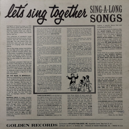 The Glow-Tones – албум Let's Sing Together - Img 2