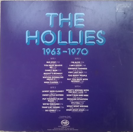 The Hollies ‎– албум 1963-1970 - Img 2