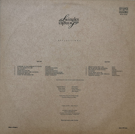 The Swingles – албум Reflections - Img 2