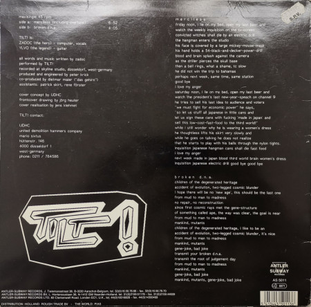 Tilt ! – сингъл Merciless - Img 2