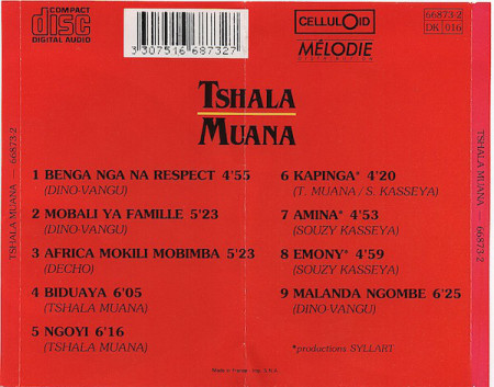 Tshala Muana ‎– албум Biduaya - Img 2