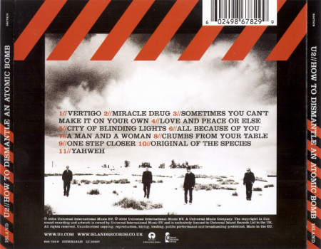 U2 – How To Dismantle An Atomic Bomb (CD) - Img 2