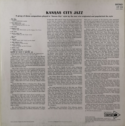 Various – албум Kansas City Jazz - Img 2