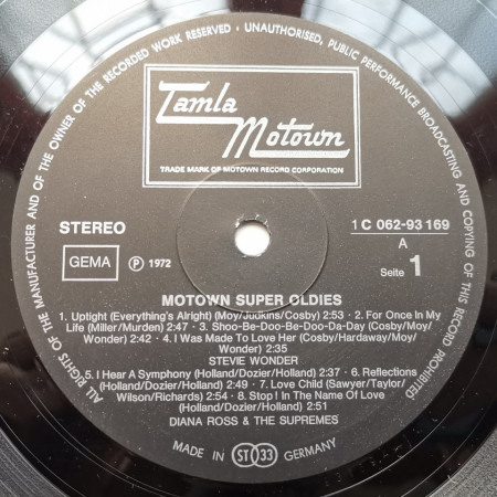 Various – албум Motown Super Oldies - Img 3