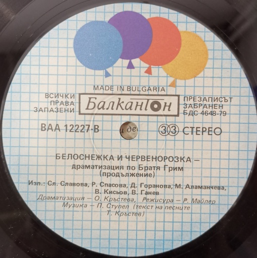 Various – Белоснежка и Червенорозка - Img 3