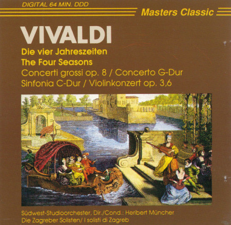 Vivaldi – албум Die Vier Jahreszeiten / The Four Seasons (CD)