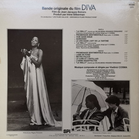 Vladimir Cosma – албум Diva (Bande Originale Du Film) - Img 2