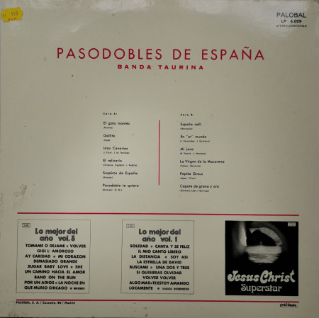 Banda Taurina – албум Pasodobles De España - Img 2