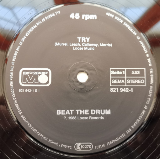 Beat The Drum – сингъл Try - Img 3