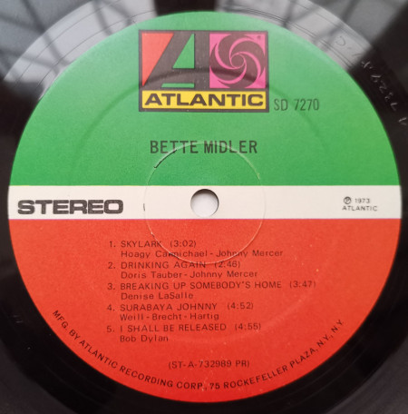 Bette Midler – албум Bette Midler - Img 3