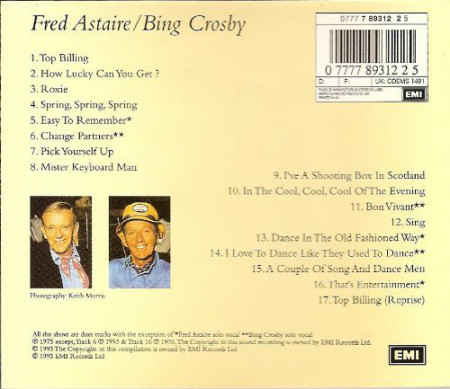 Bing Crosby / Fred Astaire ‎– албум How Lucky Can You Get? (CD) - Img 2